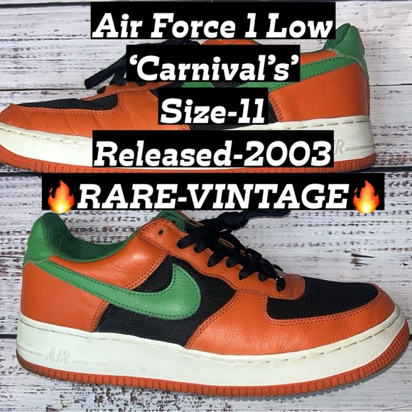 Nike Other - Nikes Air Force 1 “Carnival”-  Sz-11-Released “03”-Excellent condition for age